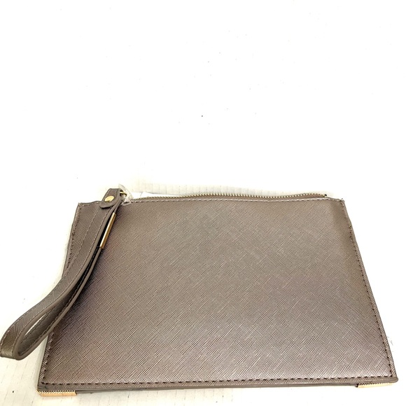 Design Studio MS Pewter Wristlet Clutch with Pewter Rose Gold Accents - Picture 6 of 9